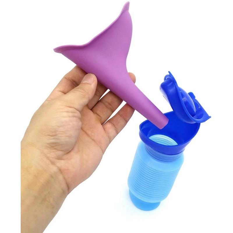 ขวดฉี่แบบยืนพกพาขนาด750มล. สำห - Outdoor Camping Urinal บทวิจารณ์และราคา