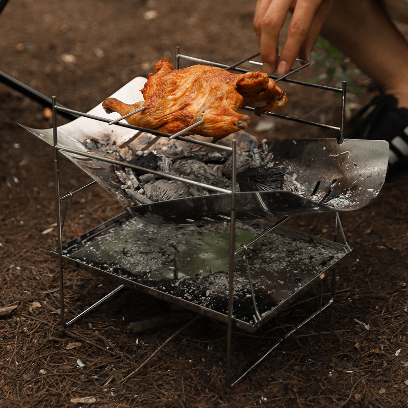 การเผาไหม้ไม้เตาแคมปิ้งแบบพกพา - Outdoor Camping Fire Pit บทวิจารณ์และราคา