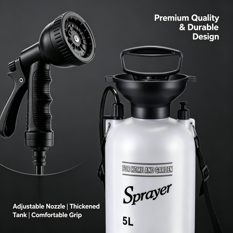 ขวดสเปรย์ฉีดน้ำแบบพกพา 5 ลิตร  - Portable Camping Shower บทวิจารณ์และราคา