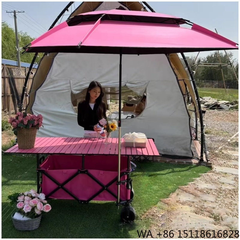 รถเข็นพับได้คุณภาพสูง 420 ลิตร - Outdoor Camping Canopy บทวิจารณ์และราคา